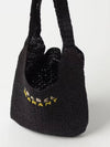 Praia Raffia Small Tote Bag Black - ISABEL MARANT - BALAAN 5