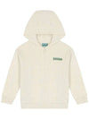 Kids Back Logo Knit Hoodie Ivory - KENZO - BALAAN 5