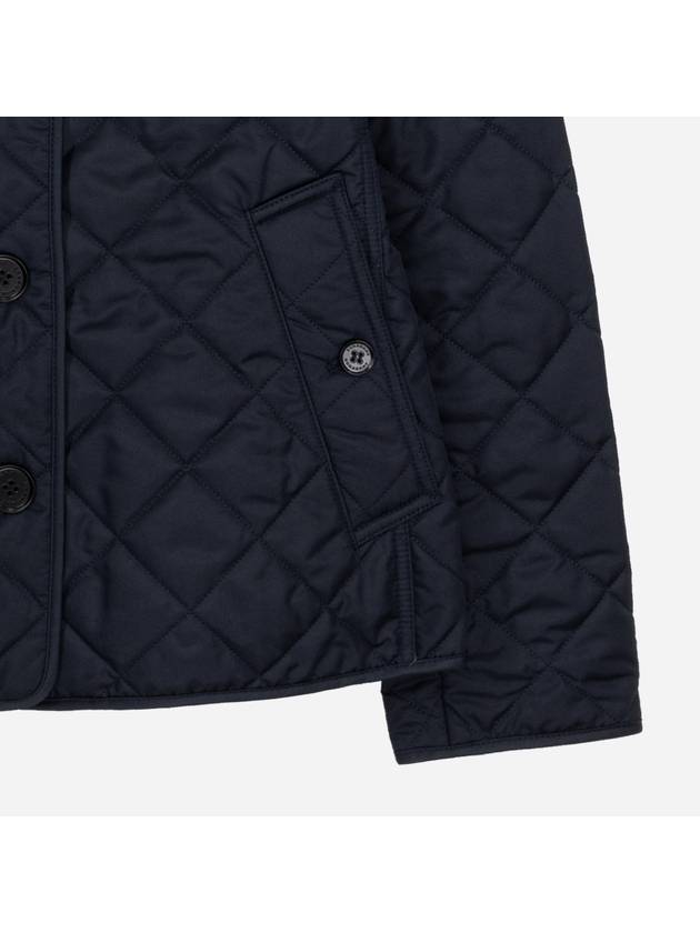 New Frankby Quilted Jacket Navy - BURBERRY - BALAAN 5