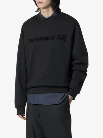 DEPARTMENT FIVE Logo Sweatshirt Black UF5072FF0024000PF2999 - DEPARTMENT 5 - BALAAN 1