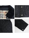 Diamond Quilted Nylon Jacket Black - BURBERRY - BALAAN 5