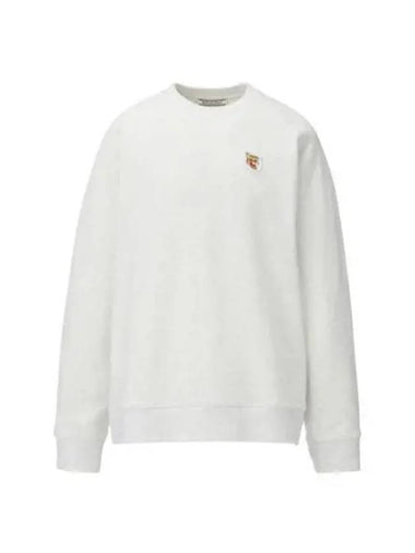 Tiger Patch Sweatshirt Oatmeal - ONITSUKA TIGER - BALAAN 1