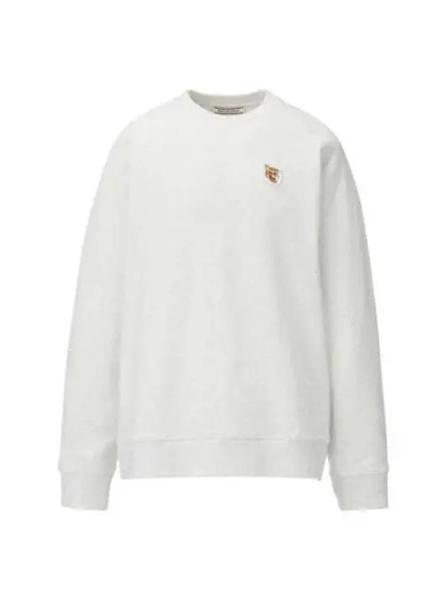 Tiger Patch Sweatshirt Oatmeal - ONITSUKA TIGER - BALAAN 2