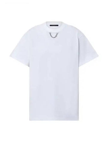 Oversized chain detail t shirt 1AGEA5 - LOUIS VUITTON - BALAAN 1