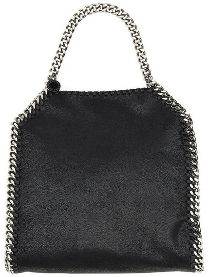 silver Falabella mini tote bag black - STELLA MCCARTNEY - BALAAN 2