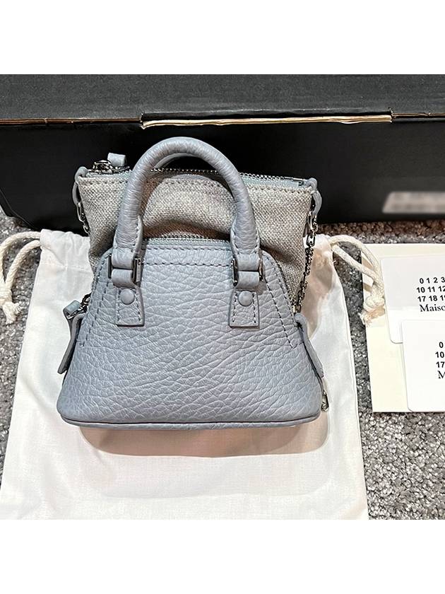 5AC Classic Baby Shoulder Bag Pale Blue - MAISON MARGIELA - BALAAN 4