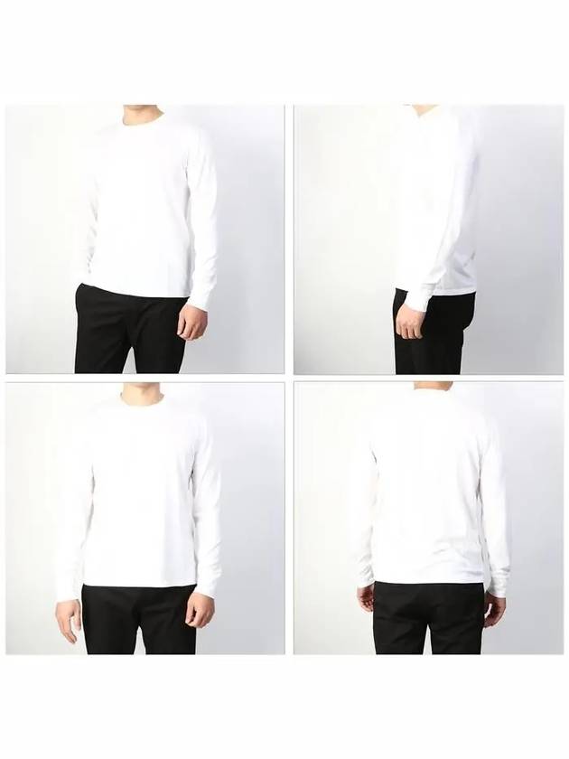 Lyocell Long Sleeve T-Shirt White - TOM FORD - BALAAN 3