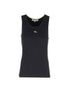 Cotton Baby Tank Top Black - MAISON KITSUNE - BALAAN 2