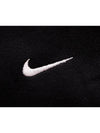 Swoosh Crew Neck Brushed Hoodie Black - NIKE - BALAAN 4