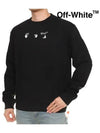 Logo World Peace Sweatshirt Black - OFF WHITE - BALAAN.