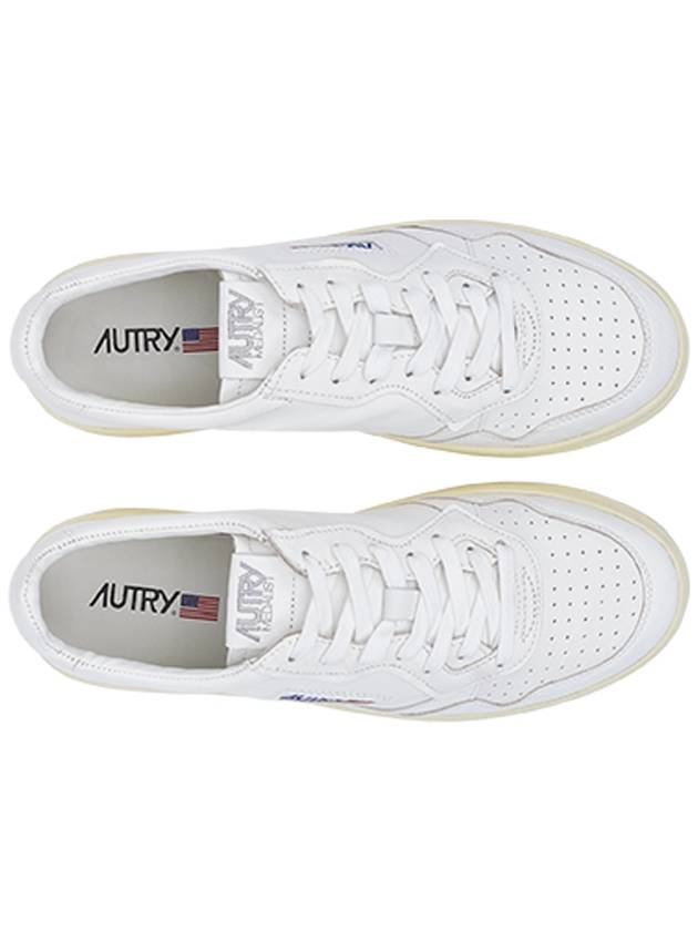 Medalist Goatskin Low Top Sneakers White - AUTRY - BALAAN 4