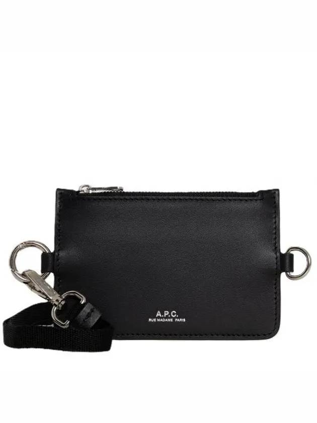 Porte Cartes Walter Strap Card Wallet Black - A.P.C. - BALAAN 2