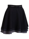 Golf Wear Cancan Flare Skirt Black - J JANE - BALAAN 3