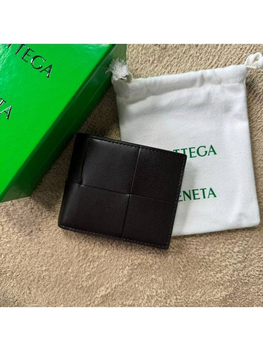 Intrecciato Half Wallet Black - BOTTEGA VENETA - BALAAN 2