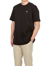 T Just Doval PJ Oval D Patch Short Sleeve T Shirt Black - DIESEL - BALAAN 7