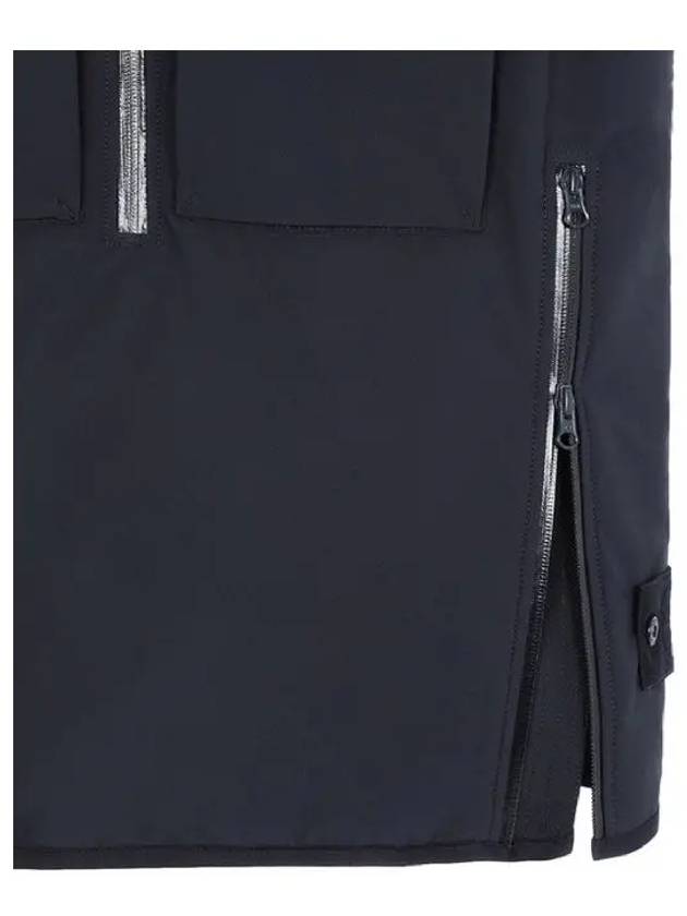 Men's Utility Half Zip-Up Vest Navy - STONE ISLAND - BALAAN 9