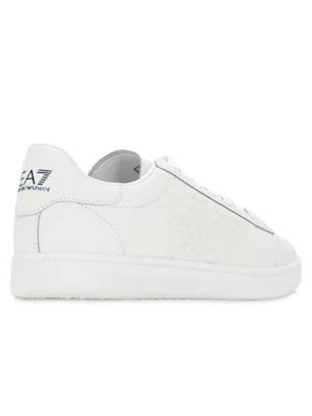 EA7 leather sneakers white - EMPORIO ARMANI - BALAAN 3