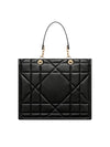 Archicannage Calfskin Large Essential Tote Bag Black - DIOR - BALAAN 1