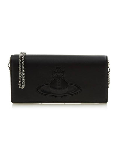 Smooth Leather Injected Of Long Wallet Black - VIVIENNE WESTWOOD - BALAAN 2