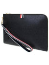 RWB Strap Medium Folio Clutch Black - THOM BROWNE - BALAAN 3