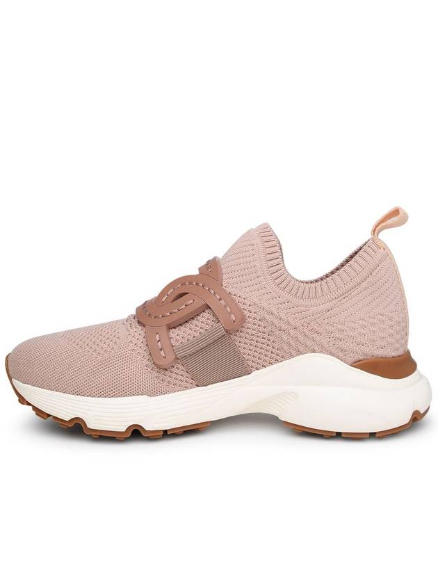 Kate Technical Fabric Low Top Sneakers Pink - TOD'S - BALAAN 3