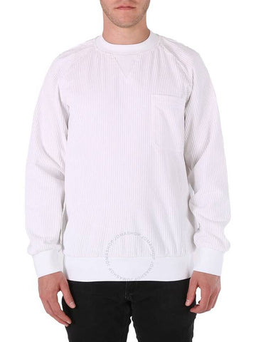 Kway Men's White Zahara Cotton Sweatshirt, Size Small - K-WAY - BALAAN 1