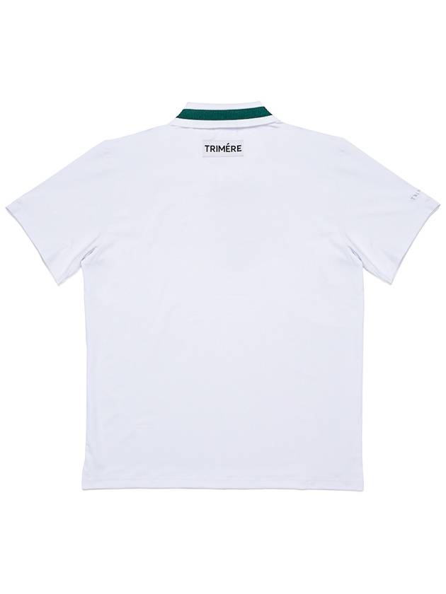 Tipping Polo Short Sleeve Tee WHITE - TRIMERE - BALAAN 3