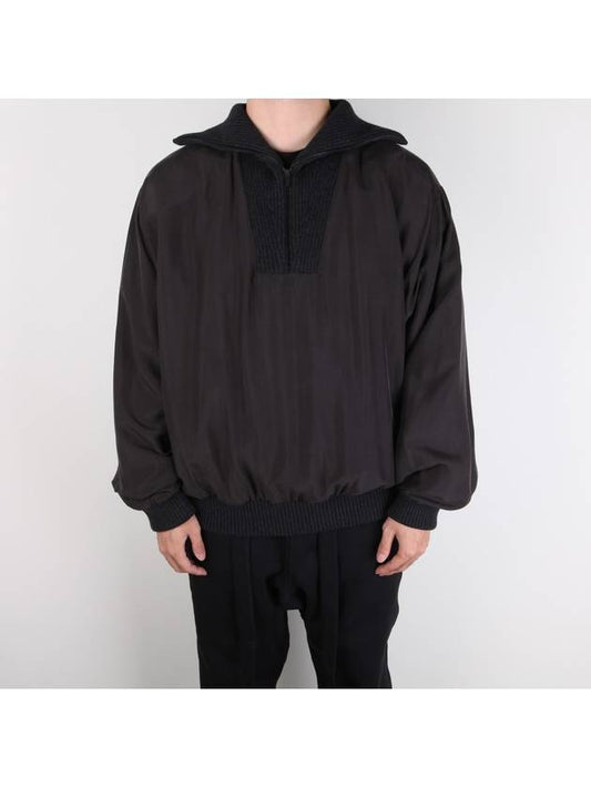 X ZEGNA High zipup silk anorak black FZC803 - FEAR OF GOD - BALAAN 1