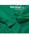 Racquet Club Crew Neck Sweatshirt Green - SPORTY & RICH - BALAAN 4