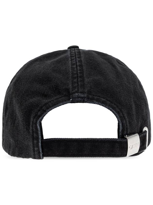 Ganni Baseball Cap, Men's, Black - GANNI - BALAAN 3