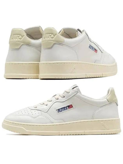 Men's Medalist Leather Low Top Sneakers White - AUTRY - BALAAN 2