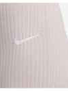 Tight fit high waist ribbed pants DV7869 272 pink beige WOMENS S M Asian - NIKE - BALAAN 5