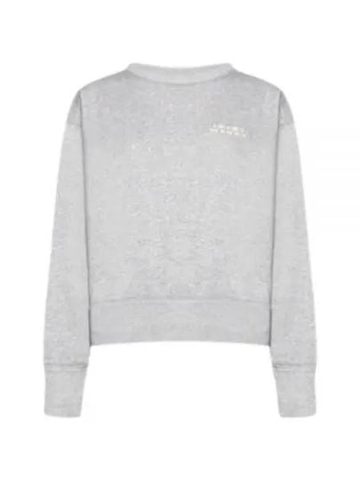 Shard Embroidered Logo Sweatshirt Grey - ISABEL MARANT - BALAAN 2