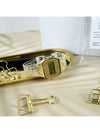 Transparent classic gold vintage electronic wristwatch - CASIO - BALAAN 6