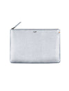 Unisex Symphony Embo Clutch Silver - LMN3011 - BALAAN 2