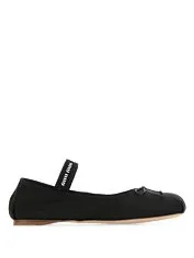 Satin Ballerinas Black - MIU MIU - BALAAN 6