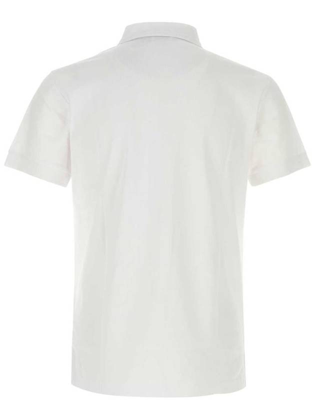 Monogram Embroidery Polo Shirt White - BURBERRY - BALAAN 3