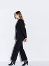 Volume Sleeve Tailored Jacket Bootcut Slacks Black - OPENING SUNSHINE - BALAAN 4