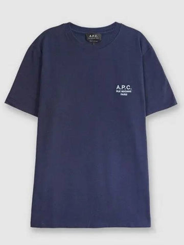 Men s Raymond Short Sleeve T Shirt Navy COEZC H 1061769 - A.P.C. - BALAAN 1