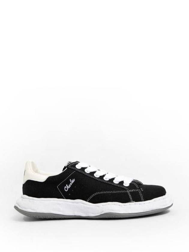 Charles OG Sole Canvas Low Top Sneakers Black - MAISON MIHARA YASUHIRO - BALAAN 1