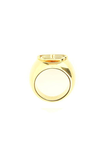 BB Signet Ring Gold - BALENCIAGA - BALAAN 1