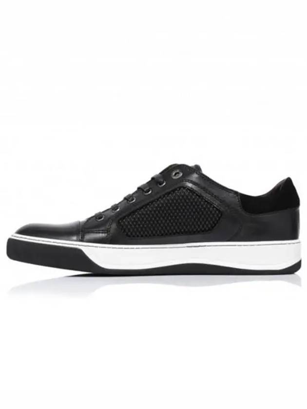 Men's leather sneakers SKDBS2 TA - LANVIN - BALAAN 3