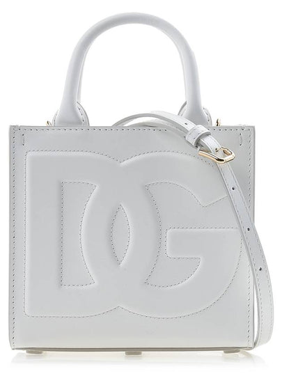 Logo Daily Small Tote Bag White - DOLCE&GABBANA - BALAAN 2