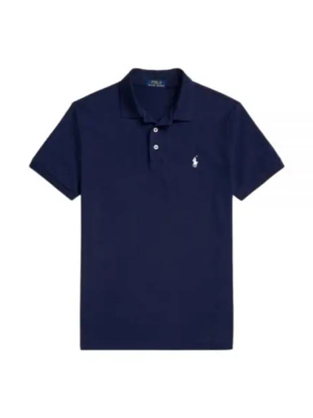 Polo Pony Motif  Polo Shirt Navy - POLO RALPH LAUREN - BALAAN 2