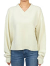 Women's Lambswool Knit Top Ivory - STUDIO NICHOLSON - BALAAN 1