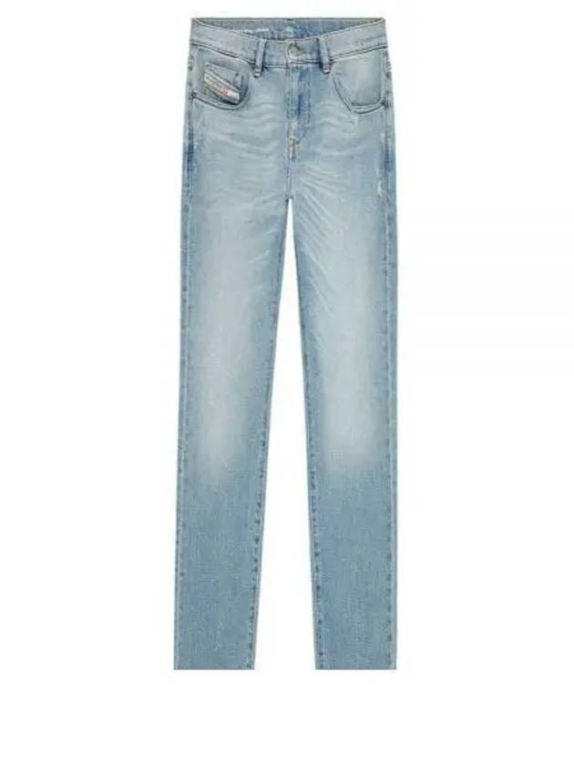 2019 D Strukt Slim Jeans Light Blue - DIESEL - BALAAN 2