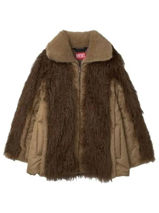 Becca puffer coat brown - DIESEL - BALAAN 1
