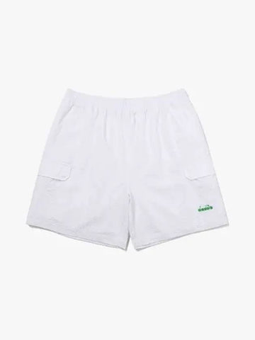 Diadora seersucker half pants white - DIADORA - BALAAN 1