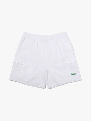 Diadora seersucker half pants white - DIADORA - BALAAN 1