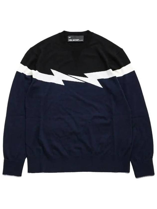 Sweater PBMA069 T602C 3446 Black - NEIL BARRETT - BALAAN 2